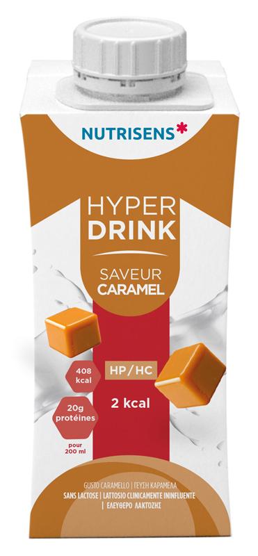 HYPERDRINK 2KCAL CARAM 4X200ML
