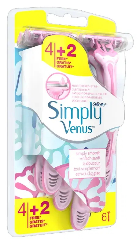 GILLETTE VENUS SIMPL3 4PZ+2GR