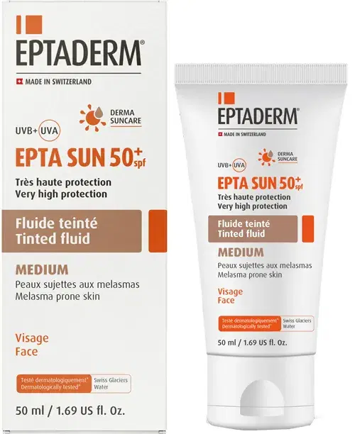 EPTA SUN SPF50+ COLOR M 50ML