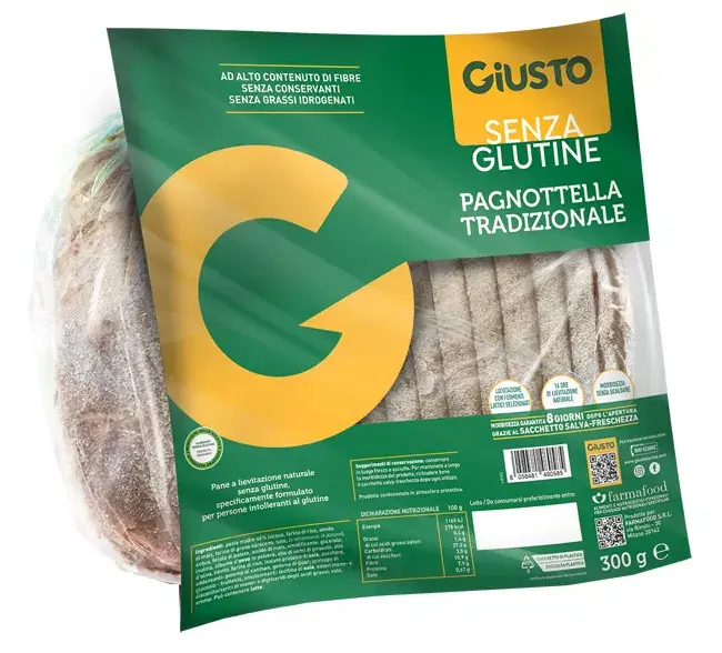 GIUSTO S/G PAGNOTTELLA 300G