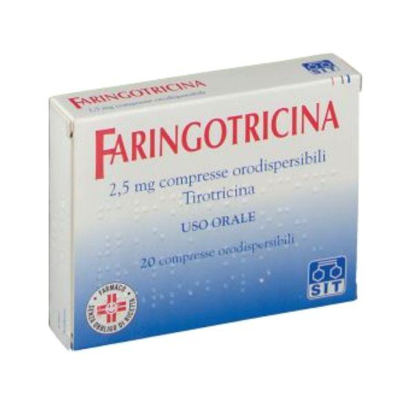 Sit Laboratorio Farmac. Faringotricina*20cpr Oro 2,5mg