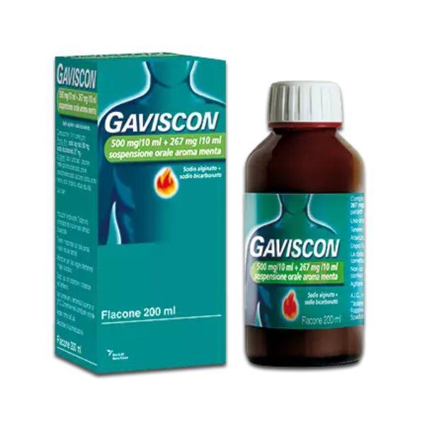 Reckitt Benckiser H.(it.) Gaviscon*os 500+267mg/10ml Men