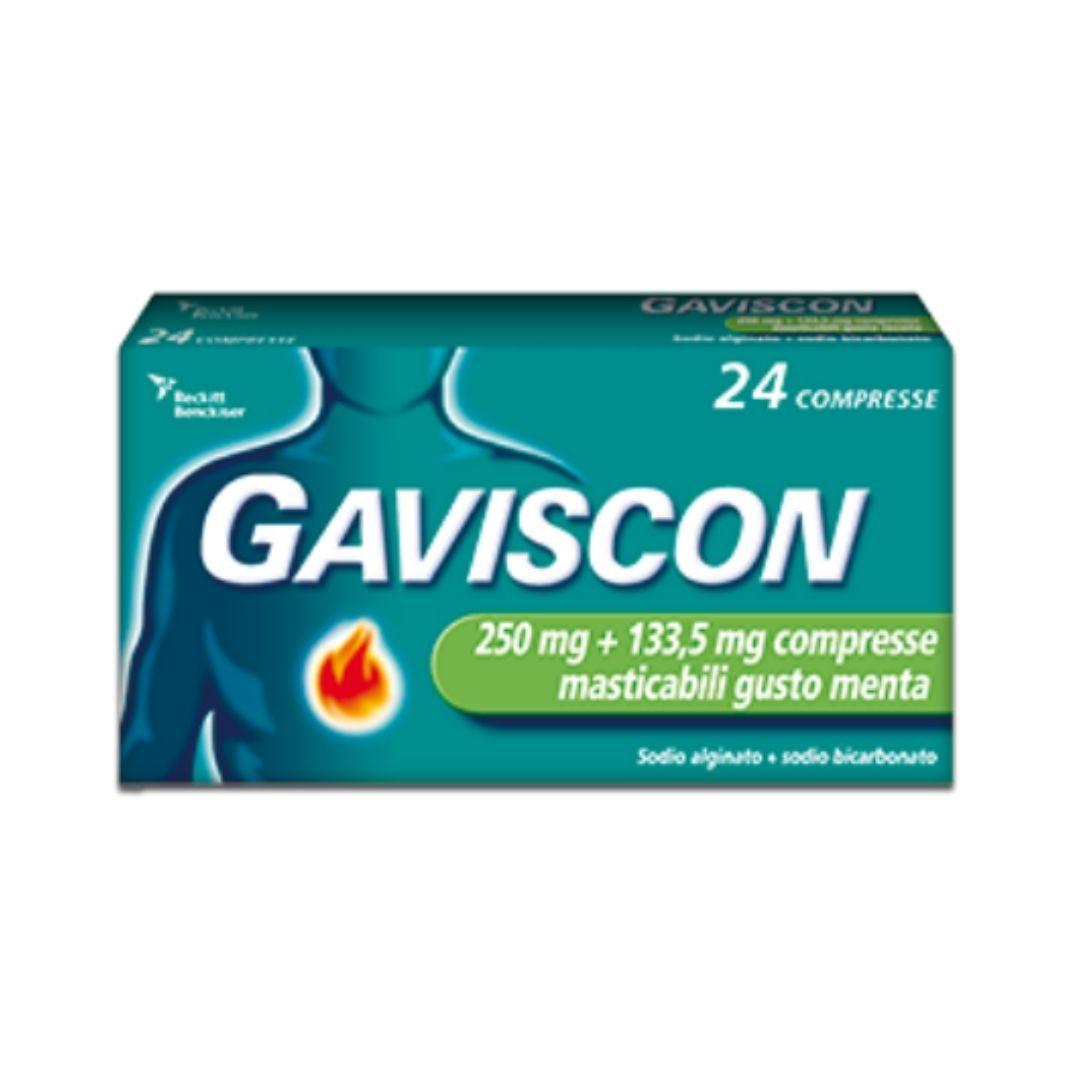 Gaviscon*24Cpr Ment250+133,5Mg