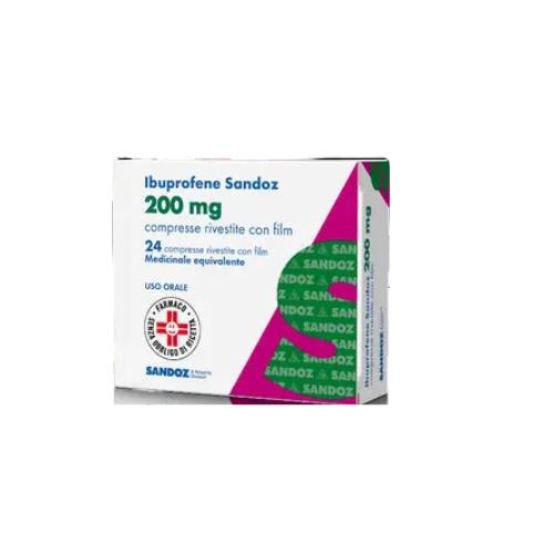 Sandoz Ibuprofene San*24cpr Riv 200mg