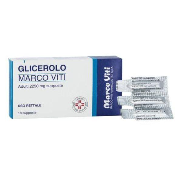 Marco Viti Farmaceutici Glicerolo Mv*ad 18supp 2250mg