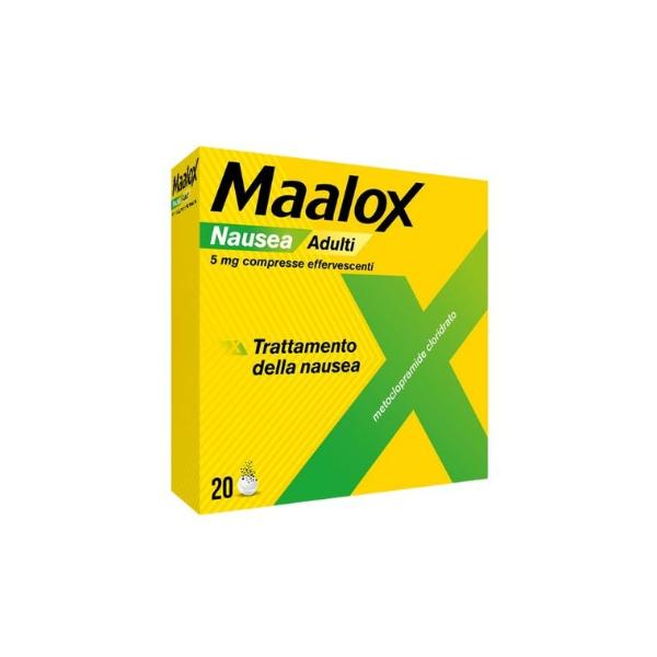 Maalox Nausea*20Cpr Eff 5Mg