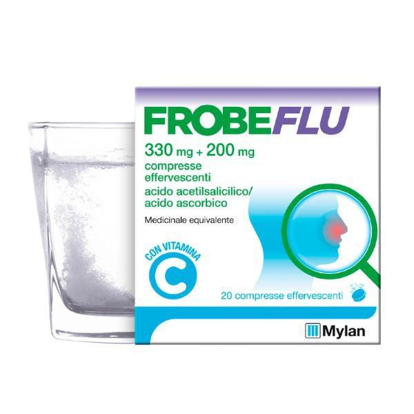 Mylan Frobeflu*20cpr Eff 330mg+200mg
