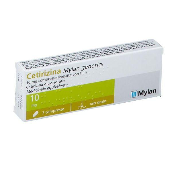 Mylan Cetirizina My*7cpr Riv 10mg