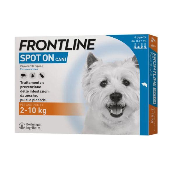 Frontline Antiparassitario per Cani 2-10 kg 4 Pipette