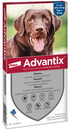 Advantix Spot-On per Cani (25-40kg) 6 Pipette