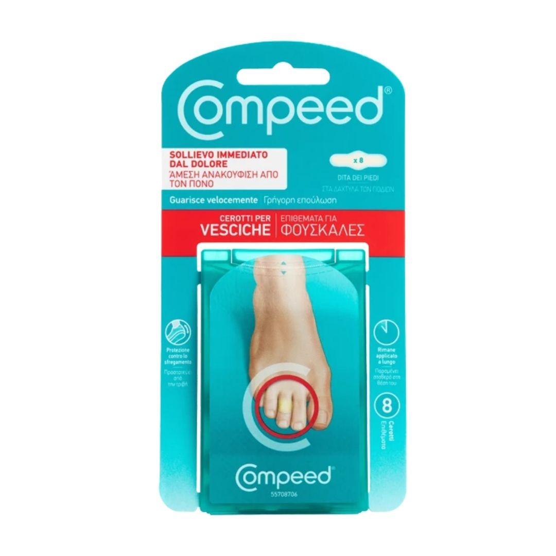 Compeed Cerotti per Vesciche Dita dei Piedi 8 Pezzi