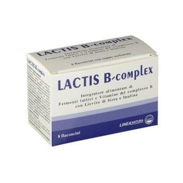Lactis B Complex Integratore 8 Flaconcini da 10 ml Con Tappo Serbatoio