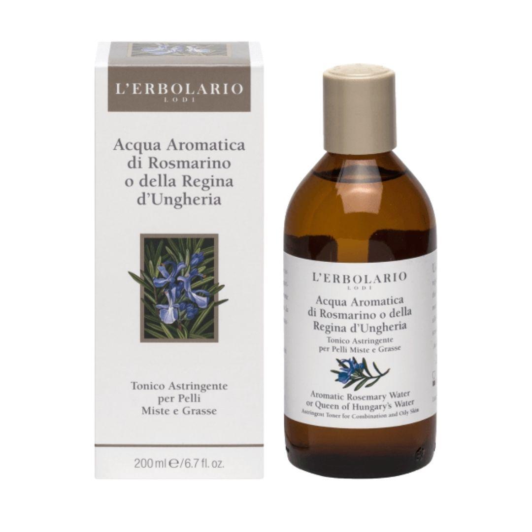 L'erbolario Acqua Aromatica Astringente Rosmarino per Pelli Miste Grasse 200 ml