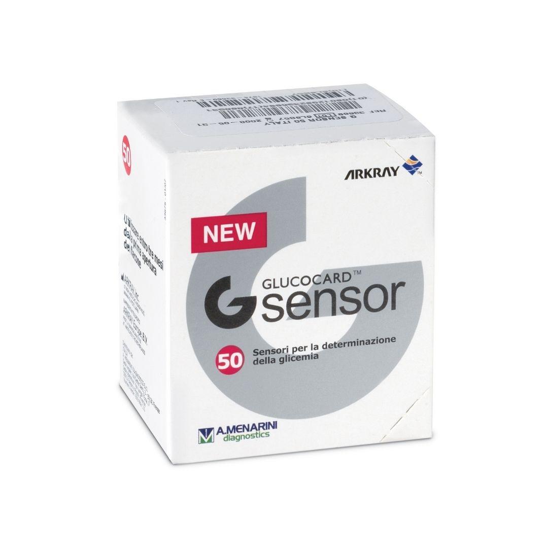 A.menarini Diagnostics Strisce Misurazione Glicemia Glucocard G Sensor 50 Pezzi