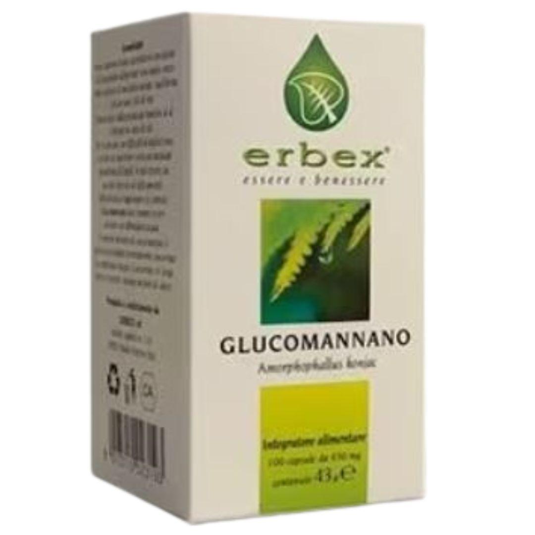 Erbex Glucomannano Integratore Intestinale 100 Capsule