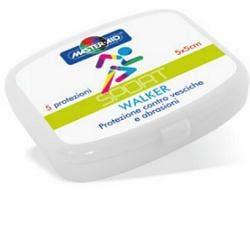 Walker Aid Protezione Idrocolloidale Contro Vesciche Ed Abrasioni 5 Pezzi