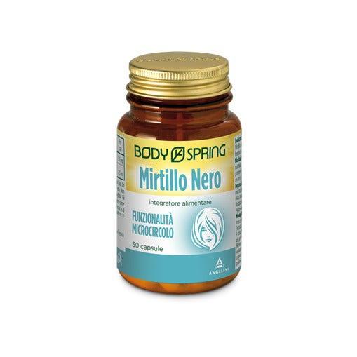 Body Spring Mirtillo Nero Integratore Funzione Visiva 50 Capsule