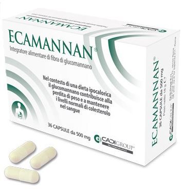 Ca.di.group Ecamannan 36 Capsule 500 Mg