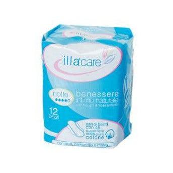 Illa Care Assorbenti Notet Ipoallergenici Con Ali 12 Pezzi