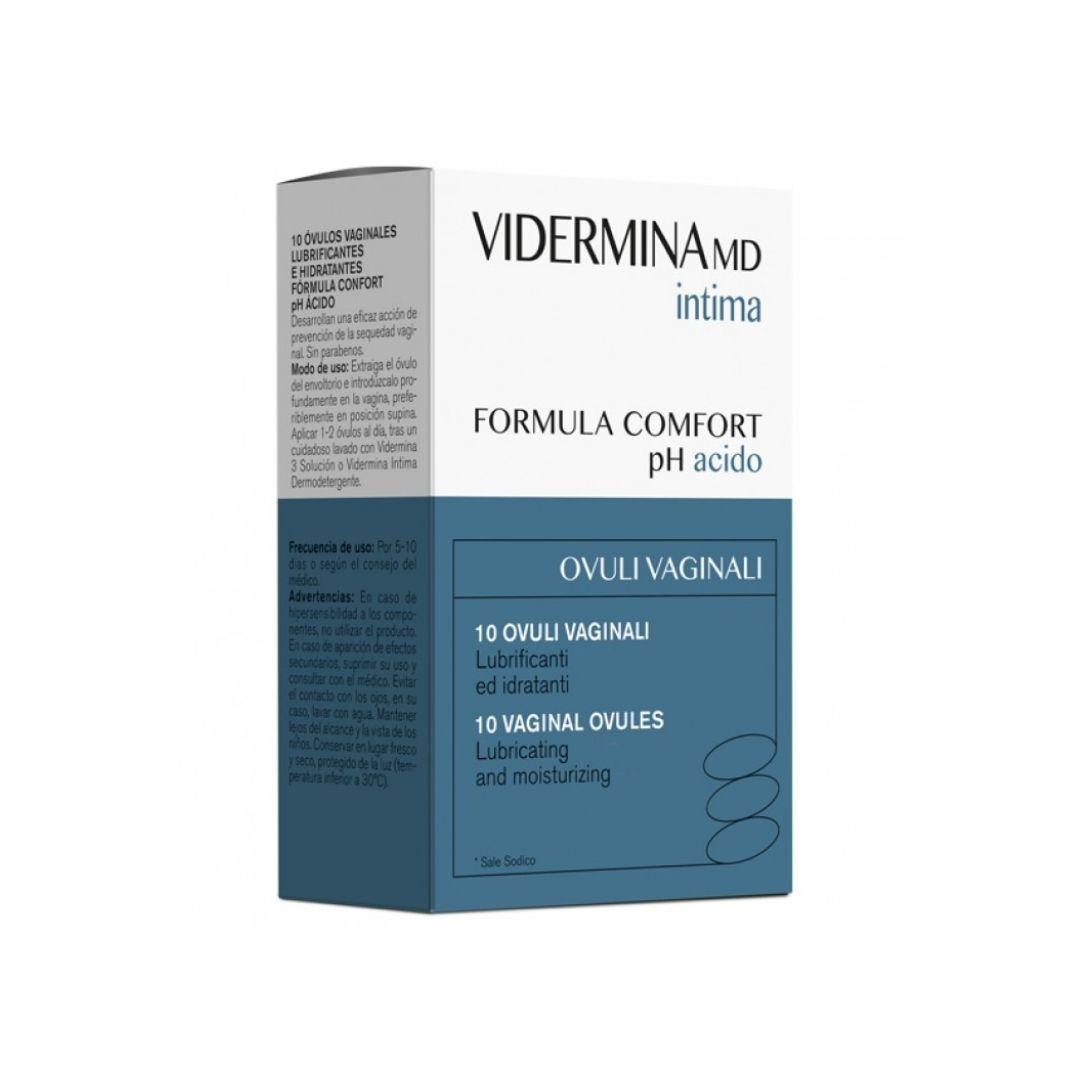 Vidermina Ovuli Lubrificanti Idratanti Vaginali Ph Acido 10 pezzi