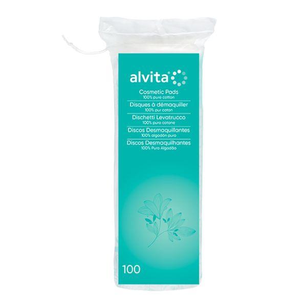 Alvita Dischetti Struccanti In Cotone 100 Pezzi