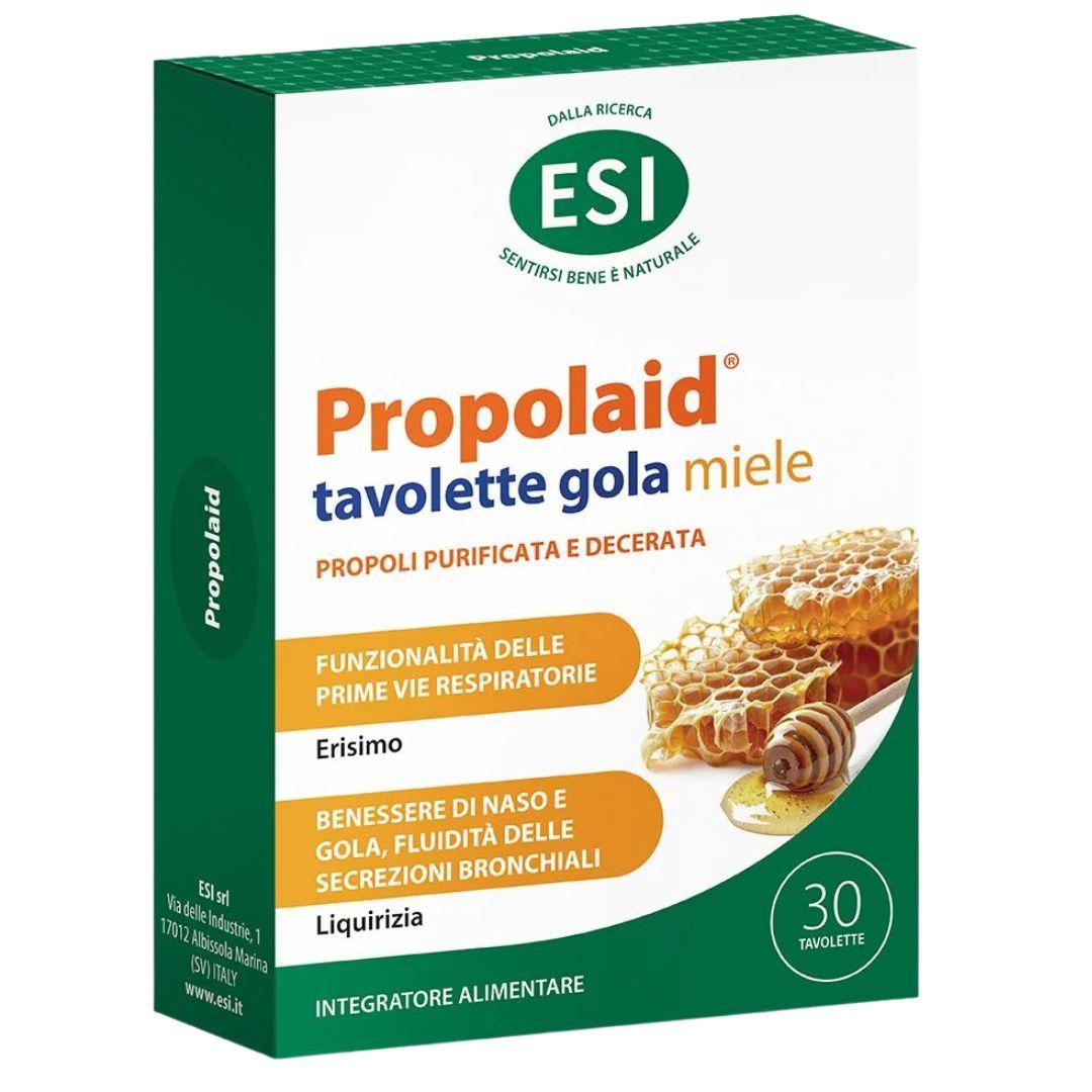 Esi Propolaid Propolgola Integratore Vie Respiratorie Gusto Miele 30 Tavolette
