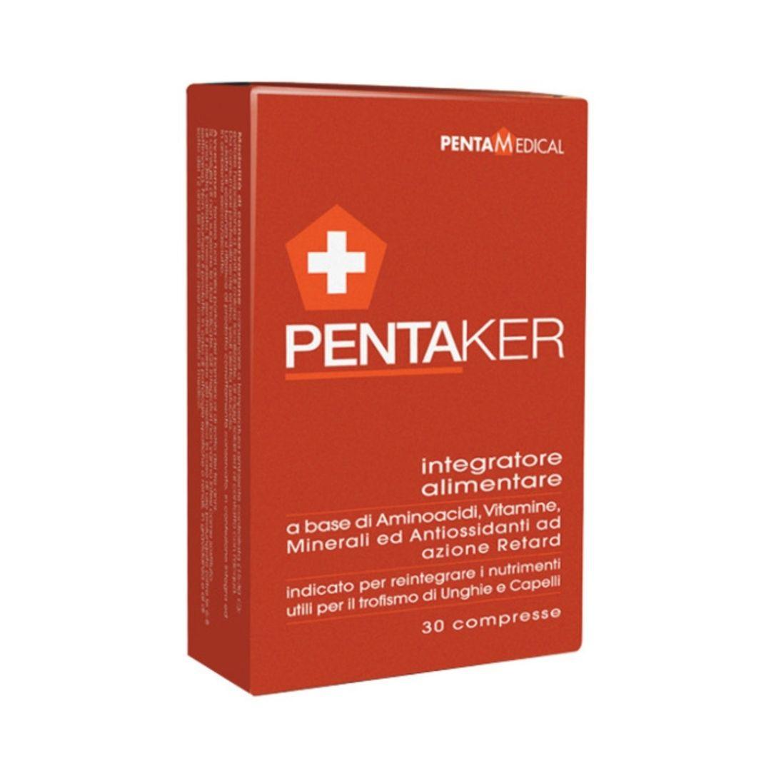 Pentaker Integratore per Unghie e Capelli 30 Compresse