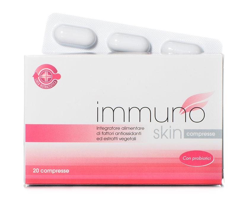 Morgan Pharma Linea Difese Immunitarie Immuno Skin Integratore 20 Compresse
