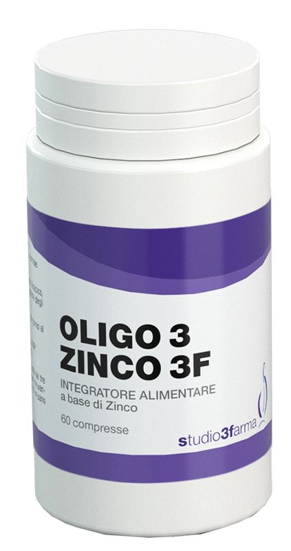Oligo 3 Zinco Integratore in Compresse per il Sistema Immunitario 60 Compresse PET