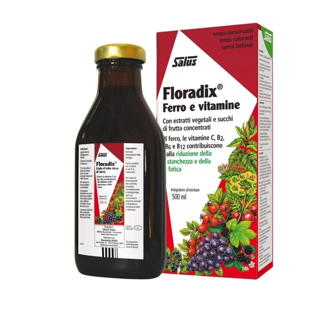 Floradix Integratore di Ferro e Vitamine 500 ml