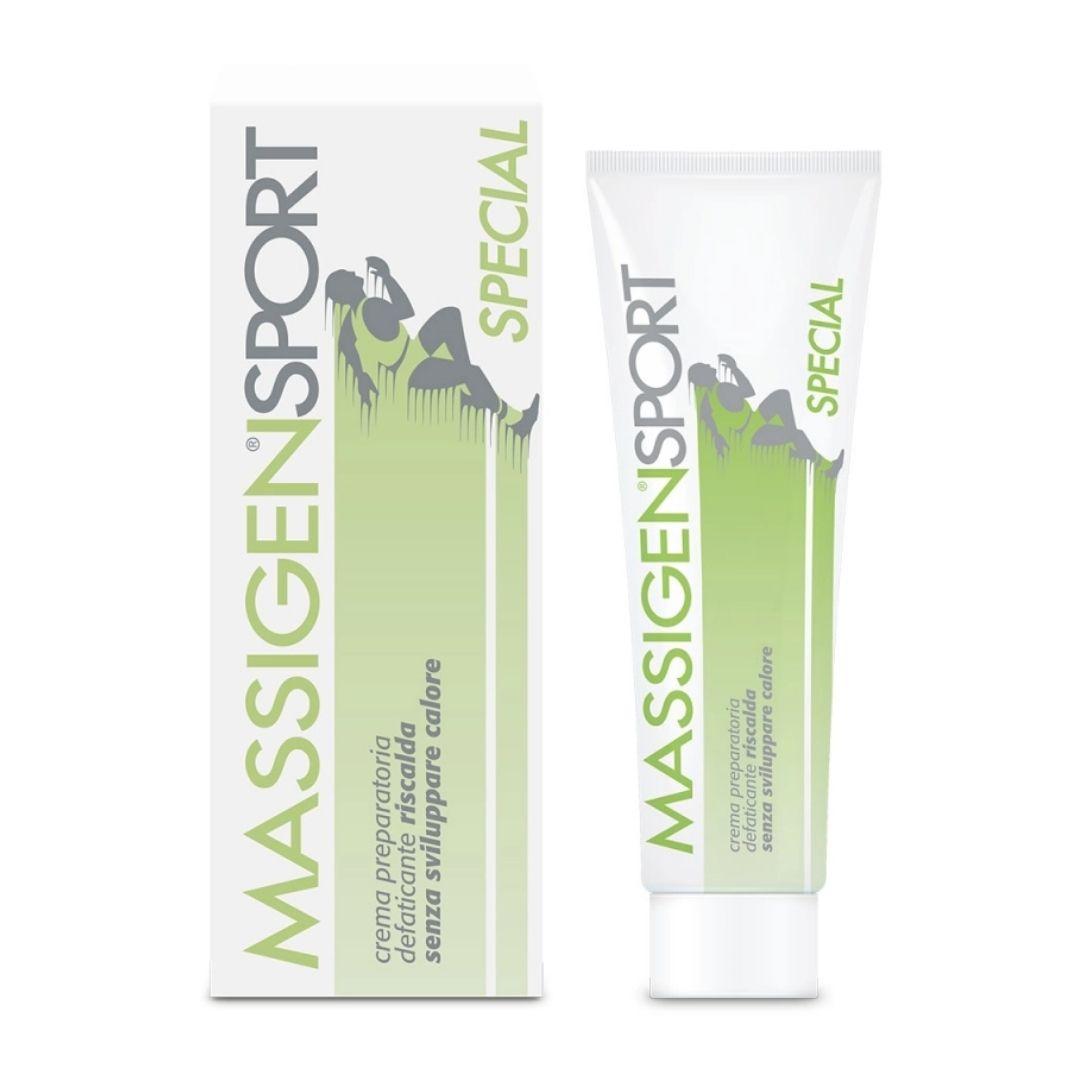 Massigen Sport Special Crema per Riscaldamento Preparatoria e Defaticante 50 ml