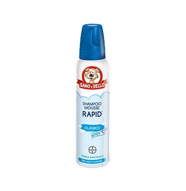 Bayer Pet Linea Animali Domestici Sano e Bello Cani Rapid Shampoo Secco 300 ml