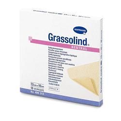 Grassolind Neutral Garza Paraffinata 7,5x10cm Confezione da 10 Garze