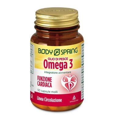 Body Spring Linea Colesterolo Olio di Pesce Omega3 Integratore 50 Capsule