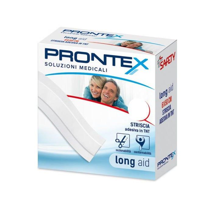 Safety Prontex Long Aid Striscia Medica In Tessuto Non Tessuto 50x8 cm