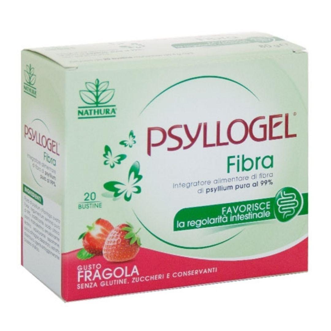 Psyllogel Fibra Integratore RegolaritĆ Intestinale Fragola 20 Buste