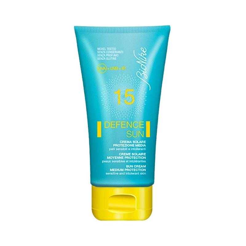 BioNike Defence Sun SPF15 Crema Solare Protezione Media per Pelli Sensibili 50ml