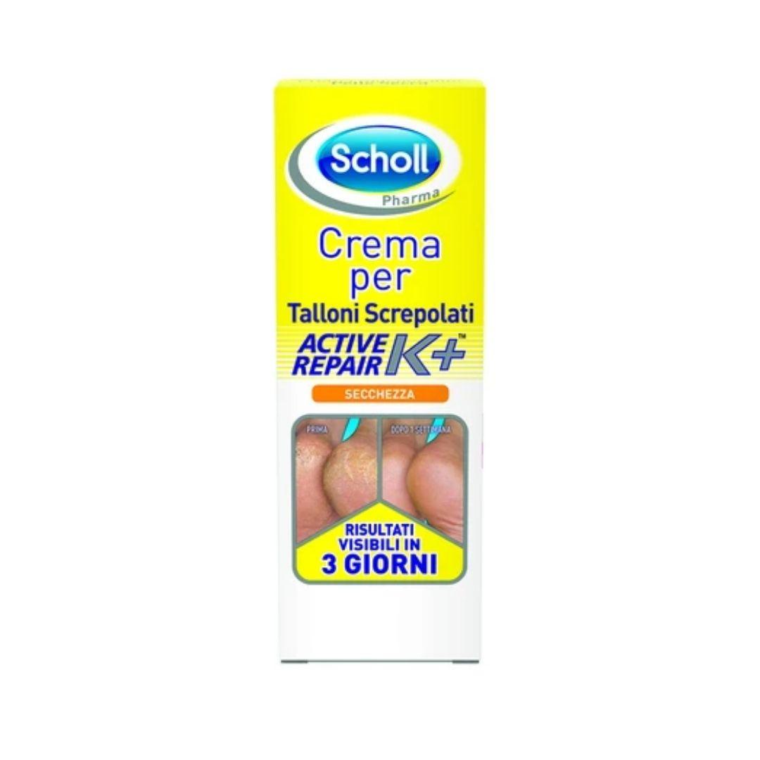 Scholl Crema Talloni Screpolati Active Repair K+ Risultati in 3 Giorni Tubo 60ml