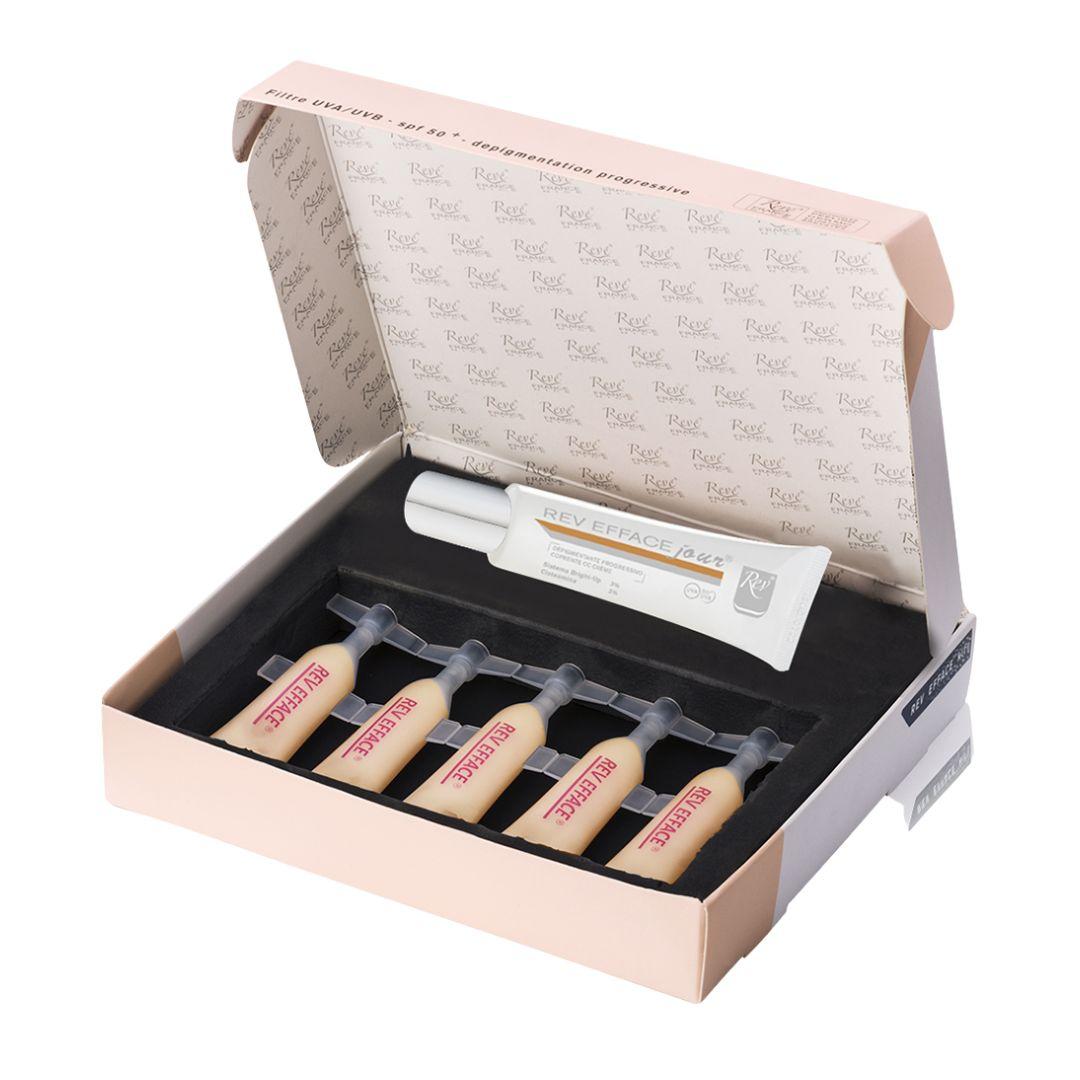 Rev Efface Kit Trattamento Depigmentante Tubo 30ml + 5 Fiale