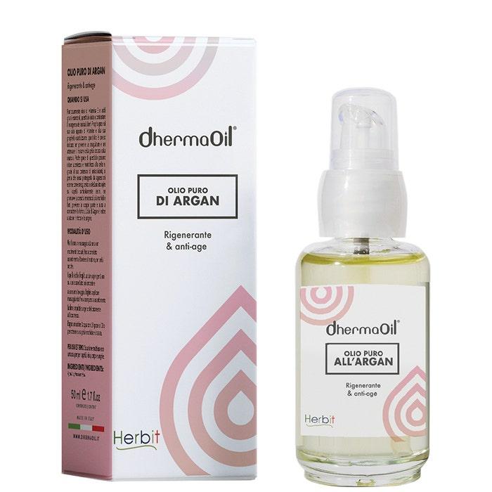 DhermaOil Olio di Argan Puro Per Pelle e Capelli 50 ml