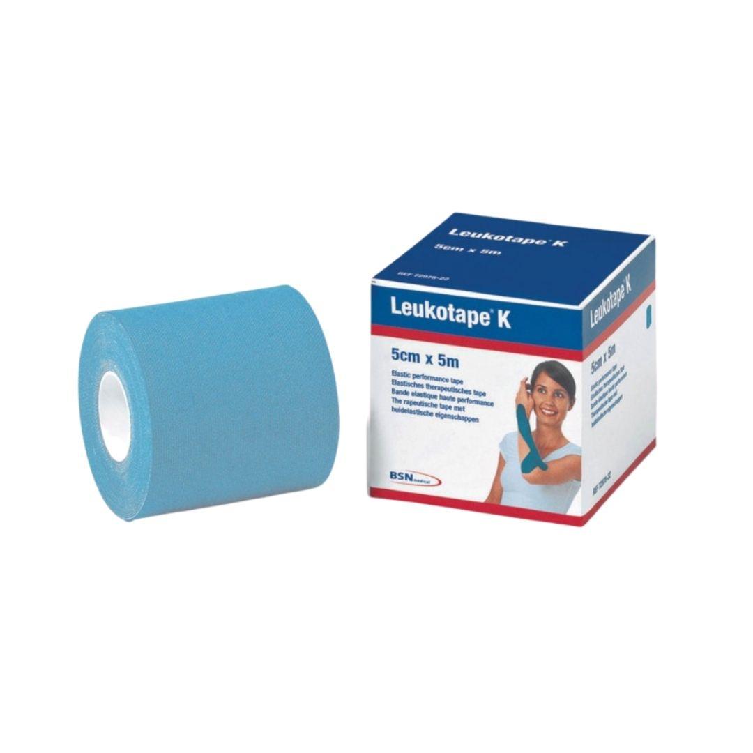 Essity Leukotape K Taping Fisioterapico 5x500cm Azzurro