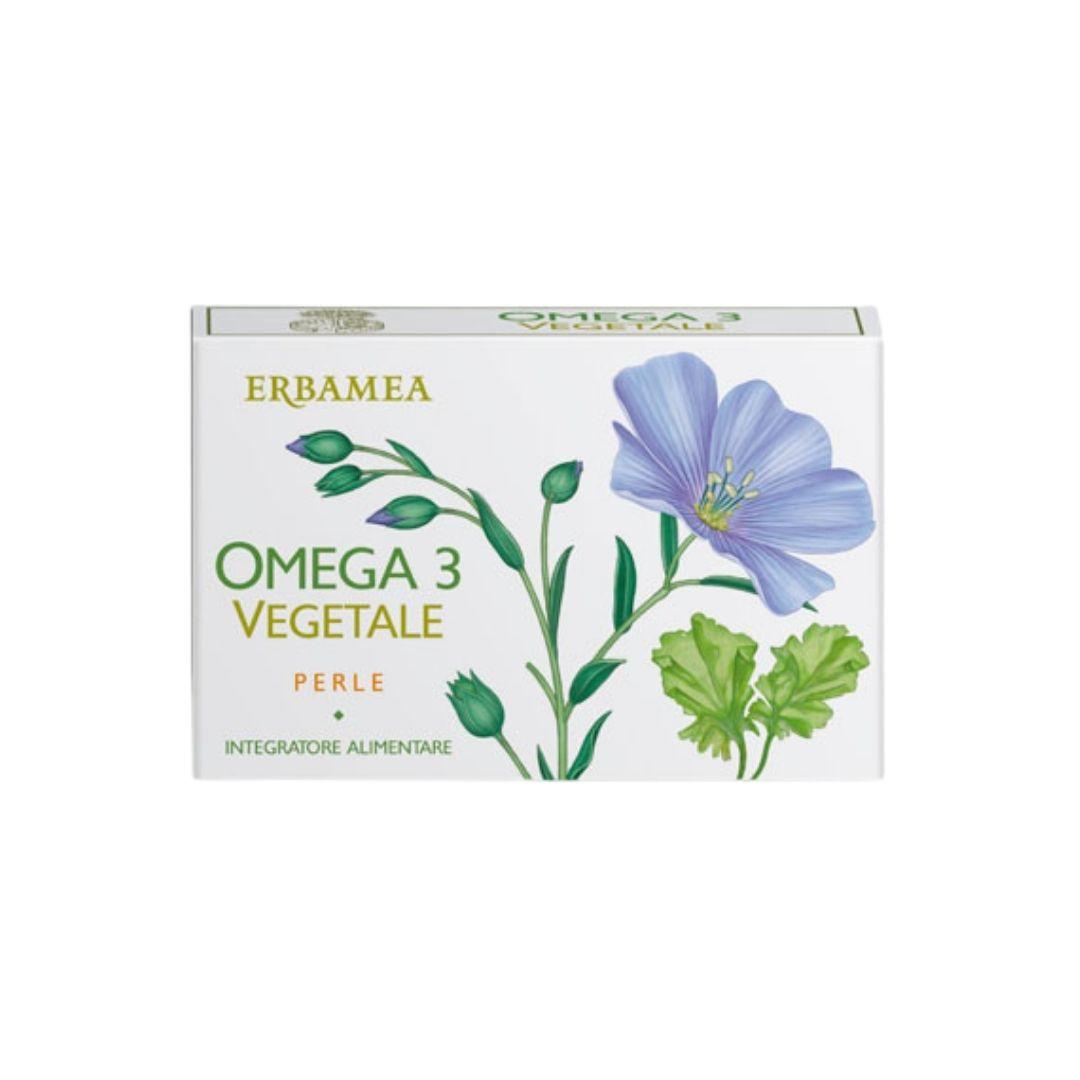 Erbamea Omega 3 Vegetale Integratore Alimentare Piu' Benessere 30 Perle