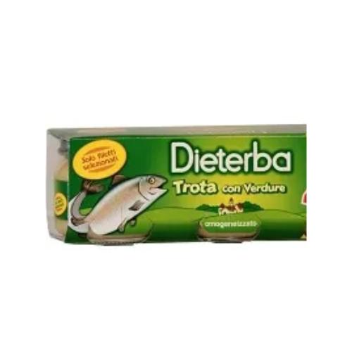Dieterba Omogeneizzato Trota Con Verdure 3 Pezzi 80g