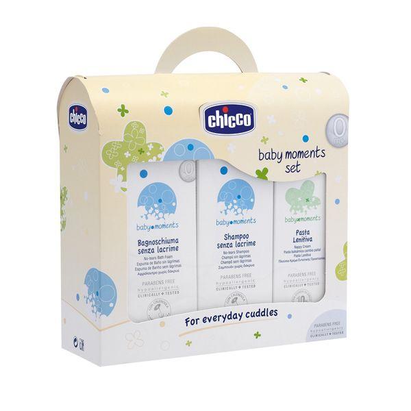 Chicco Cofanetto Pasta Lenitiva + Shampoo + Bagnoschiuma