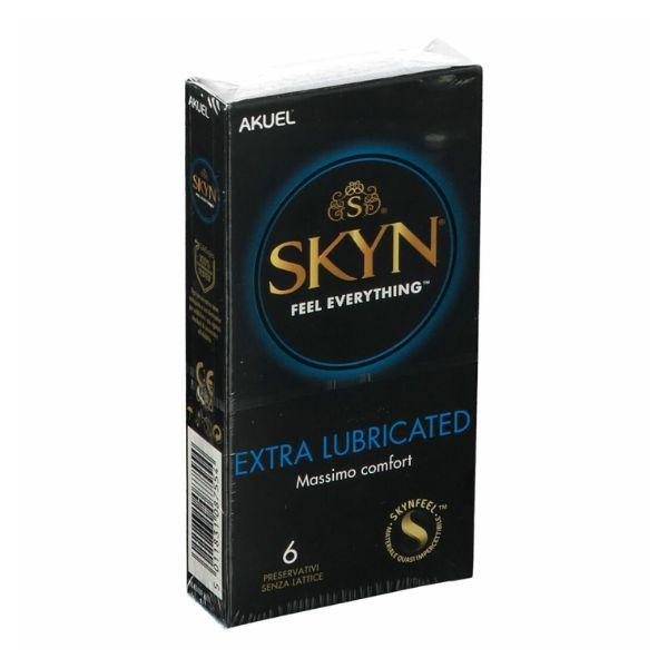 Profilattico Ansell Akuel Skyn Extra Lubrificato B 6 Pezzi