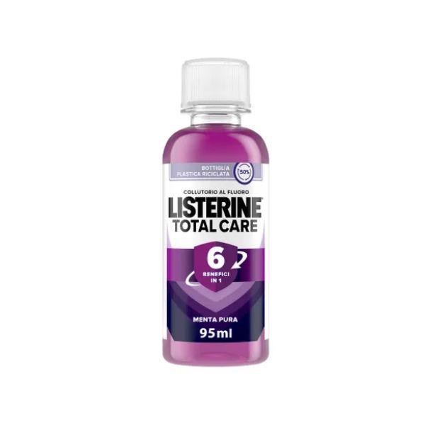 Listerine Total Care Collutorio alla Menta Antiplacca e Antibatterico 95 ml