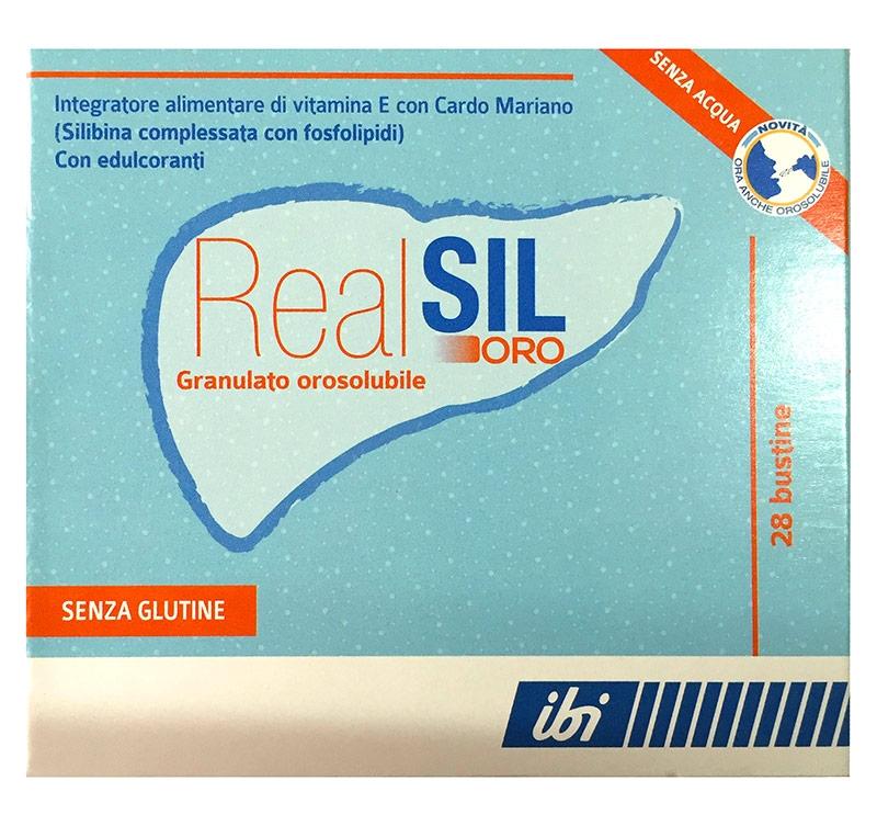 IBI Linea Salute e Benessere Fegato Realsil Oro Integratore Alimentare 28 Buste