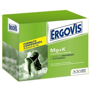 Ergovis Mg+K Integratore di Magnesio e Potassio 30 Bustine