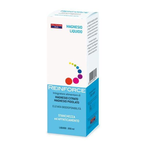 Farmaderbe Reinforce Magnesio Liquido Integratore 200 ml