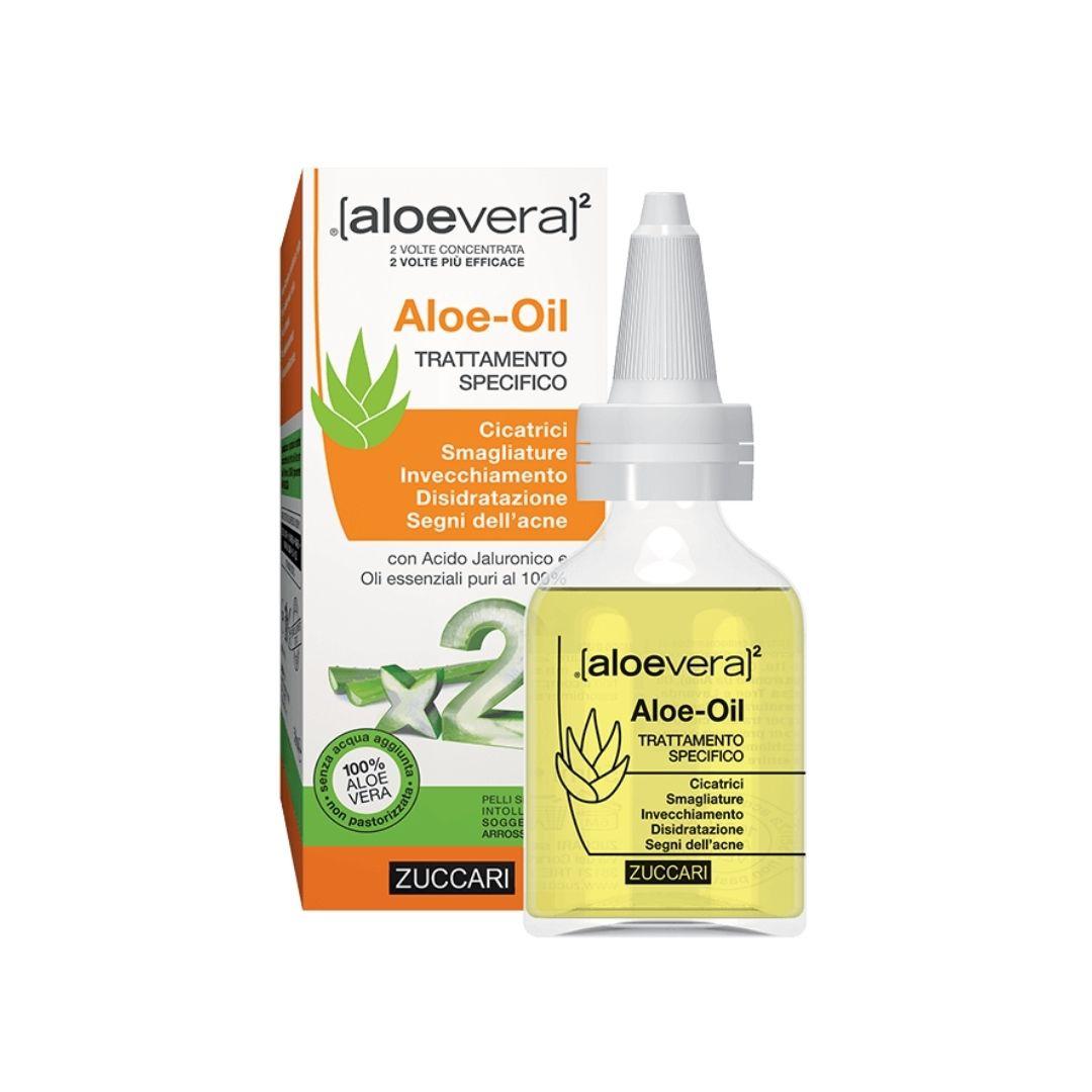 Zuccari Aloevera2 Aloe Oil Cicatrici Smagliature Acne 50 ml